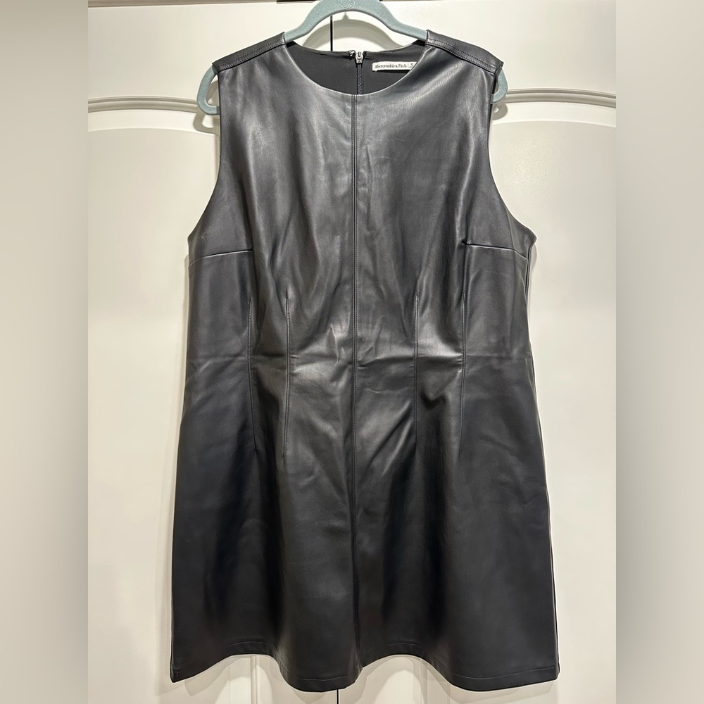 Abercrombie & Fitch Black Leather Dress